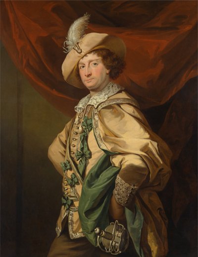 Henry Woodward als Petruchio in Catherine und Petruchio, einer Version von Garrick von Der Widerspenstigen Zähmung von Garrick